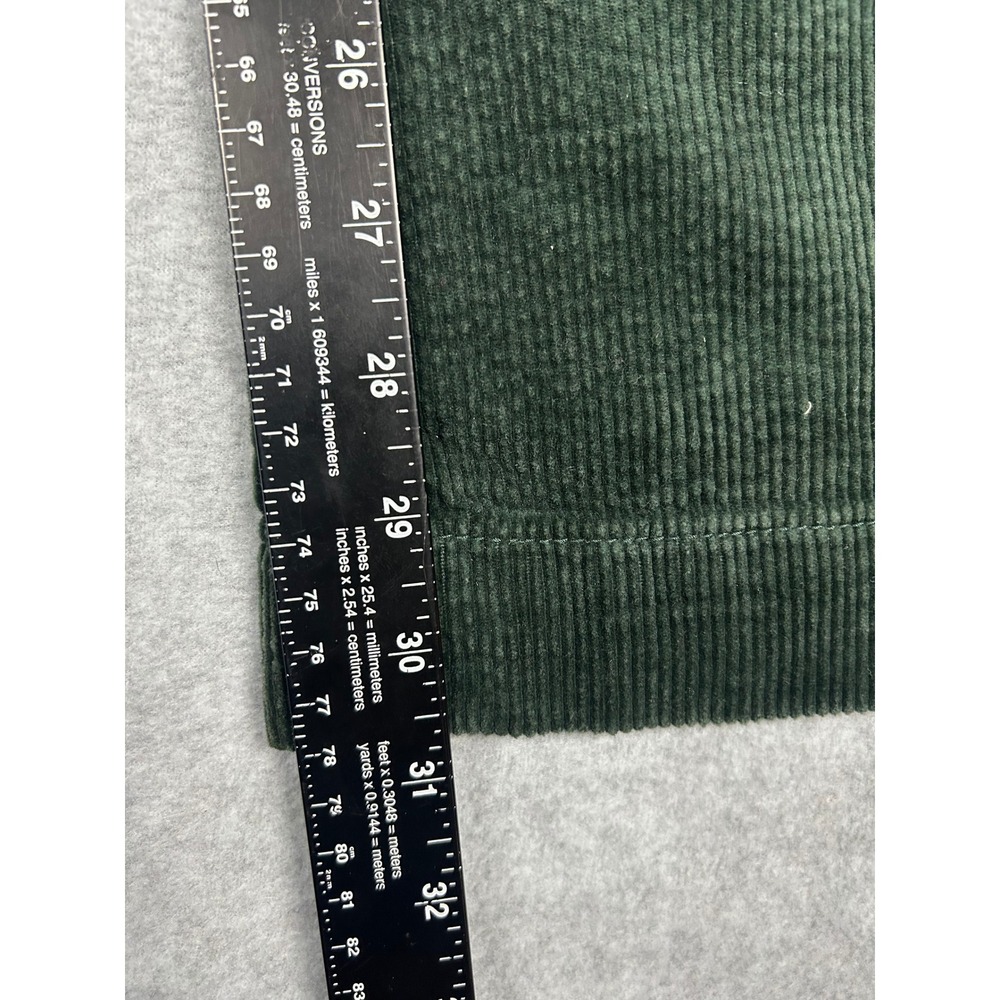 Rollas Corduroy Flare Pants Womens 30 Green High Rise Bell Bottom NWT - Picture 9 of 9